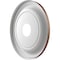 Ekena Millwork Traditional PVC Medallion (Canopies up to 9 1/2"), 16"OD x 3 1/2"ID x 1 3/8"P, Metallic Rust CMP16TRDRU - alternate 2